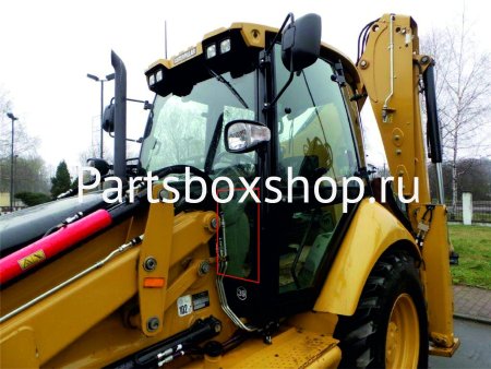 Стекло лобовое нижнее левое CAT E серии с 2006 г. KMK