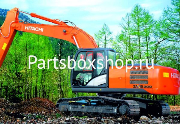 Стекло дверное верхнее переднее (подвижное) Hitachi Zaxis XZ 3 серии (804*432) KMK
